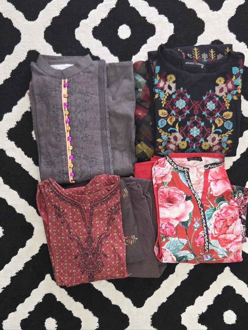 Pakistani Bundle Of 4 Dresses
